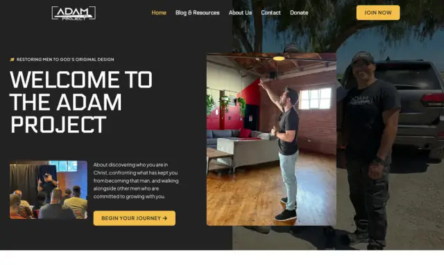 The Adam Project homepage