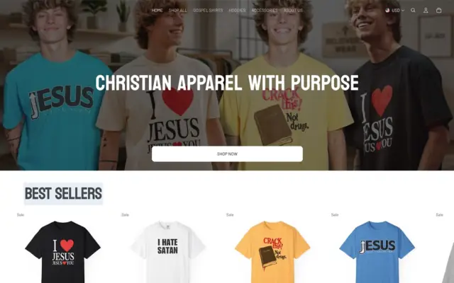 Jesus in the Street homepage