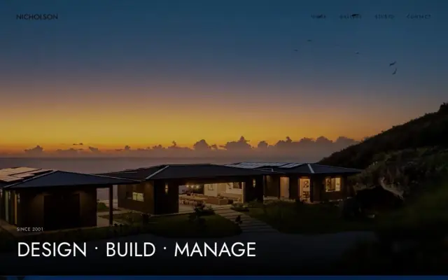 Nicholson Hawaii homepage
